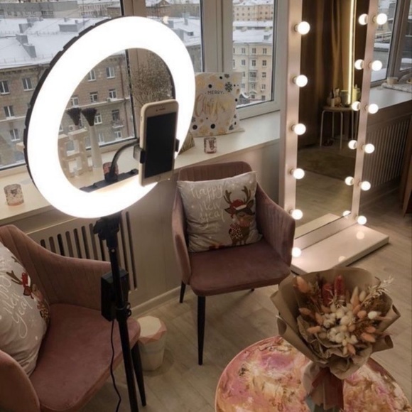 12”LED Selfie Ring Studio Light w/ Wireless Remote Shutter Us Stock - Picture 2 of 6